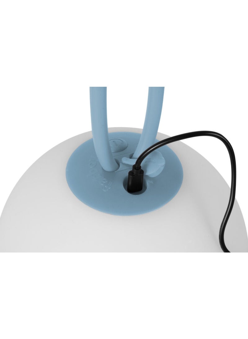 Fatboy مصباح LED قابل لإعادة الشحن من فات بوي بوليكي - محمول، 3 إعدادات سطوع، مقاوم للماء IP55، قابل لإعادة الشحن عبر USB، مقبض حلقي مطاطي، حلقة تعليق بطول 100 سم - (أزرق متموج) - Image 5